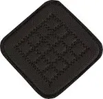 San Jamar Carlisle FoodService Products UHP55BK Ultigrip Square Commercial Hot Pad Pan Holder, 5" X 5", Black