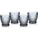 Villeroy & Boch Boston Double Old-Fashioned Set of 4 - Blue