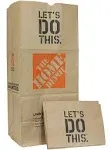 Home Depot Heavy Duty Brown Paper 30 Gallon Lawn and Refuse Bags for Home and Garden (70 Count)