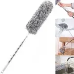 Microfiber Feather Duster with Extendable Pole, 30-100 inches Extra 100 Inch