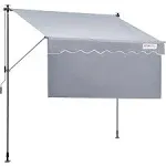 VEVOR Manual Retractable Awning Outdoor Patio Awning Retractable