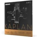 D&Addario Kaplan Amo Violin String Set, 4/4 Scale, Light Tension