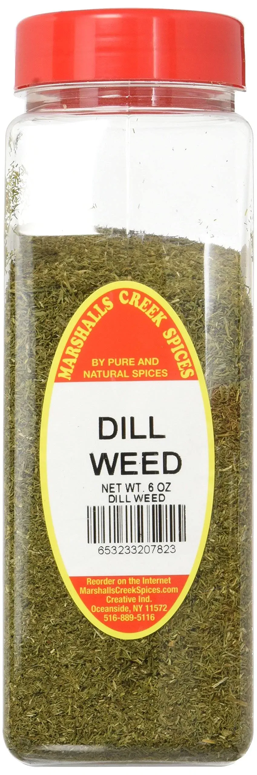 Marshalls Creek Spices X-Large Seasonings, Dill Weed, 6 Ounce