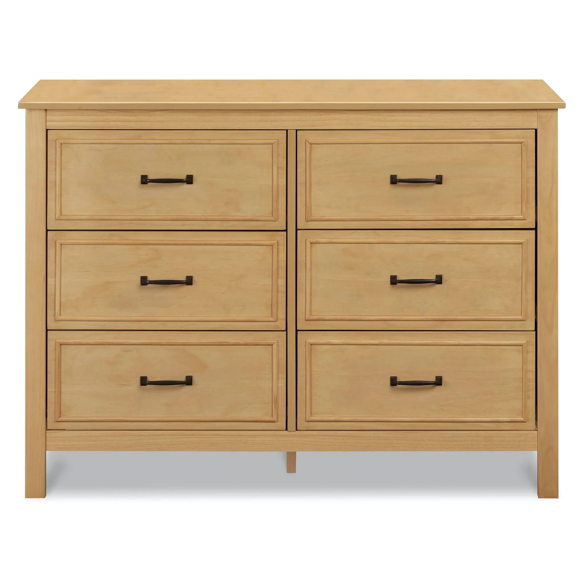 DaVinci Charlie 6-Drawer Double Dresser - Honey