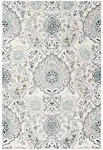 Safavieh Madison MAD600C Cream - Light Grey 5' Round Area Rug