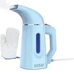 MASTEAM Steamer for Clothes Steamer,Handheld Shirt Steamer Hat Steamer for Home and Travel with Automatic Shut-Off Safety Protection, 180ml Blue, H009,