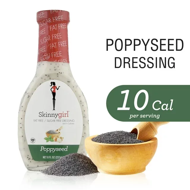 Skinnygirl Dressing, Sugar Free, Poppyseed - 8 fl oz