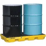 Justrite 28654 2 Drum Accumulation Center Yellow