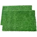 LOOBANI Dog Grass Pee Pads, Artificial Dog Grass Pads for Potty Tray, Fake Grass for Dogs to Pee On, Outdoor Indoor Pee Grass for Dog Potty (18*23