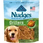 Blue Buffalo Nudges Grillers Natural Dog Treats, Chicken, 10oz Bag