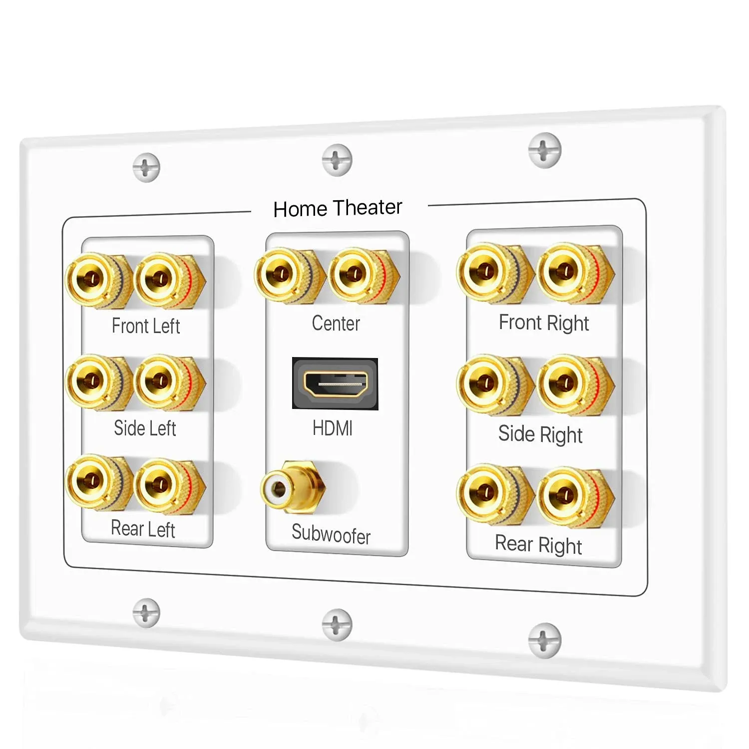 TNP Home Theater Speaker Wall Plate Outlet