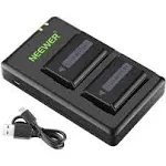 Neewer NP-FW50 Camera Battery Charger Set for Sony A6000 A6500 A6300 A7 A7II