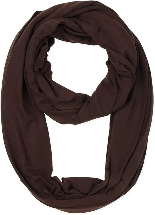 Corciova Light Weight Solid Colors Infinity Scarf Endless Loop