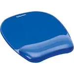 Fellowes Gel Crystals Mouse Pad with Wrist Rest