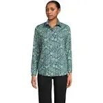 Women's Lands' End No-Iron Supima Cotton Shirt