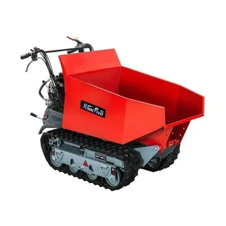 6.5HP 1100LBS Capacity 196cc All-Terrain Track Barrow Dumper Hydraulic Assist