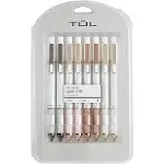 TUL Limited Edition Pearl Sunset Shades Mixed Metal 8 Pack Gel Pens