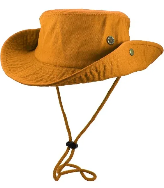 Gelante 100% Cotton Stone-Washed Safari Booney Sun Hats Caps Adult Size., Men's ...