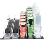 NagTour Drink Organizer for Fridge Soda Dispenser Display with Smooth and Fast Pusher Glide