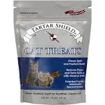 Tartar Shield Cat Treats | Daily Dental Treats | Cleans Teeth & Gums Fresh Breath Natural Oral Health Support | Wholesome & All-Natural Bites | USA Made | Tasty Chicken Flavor