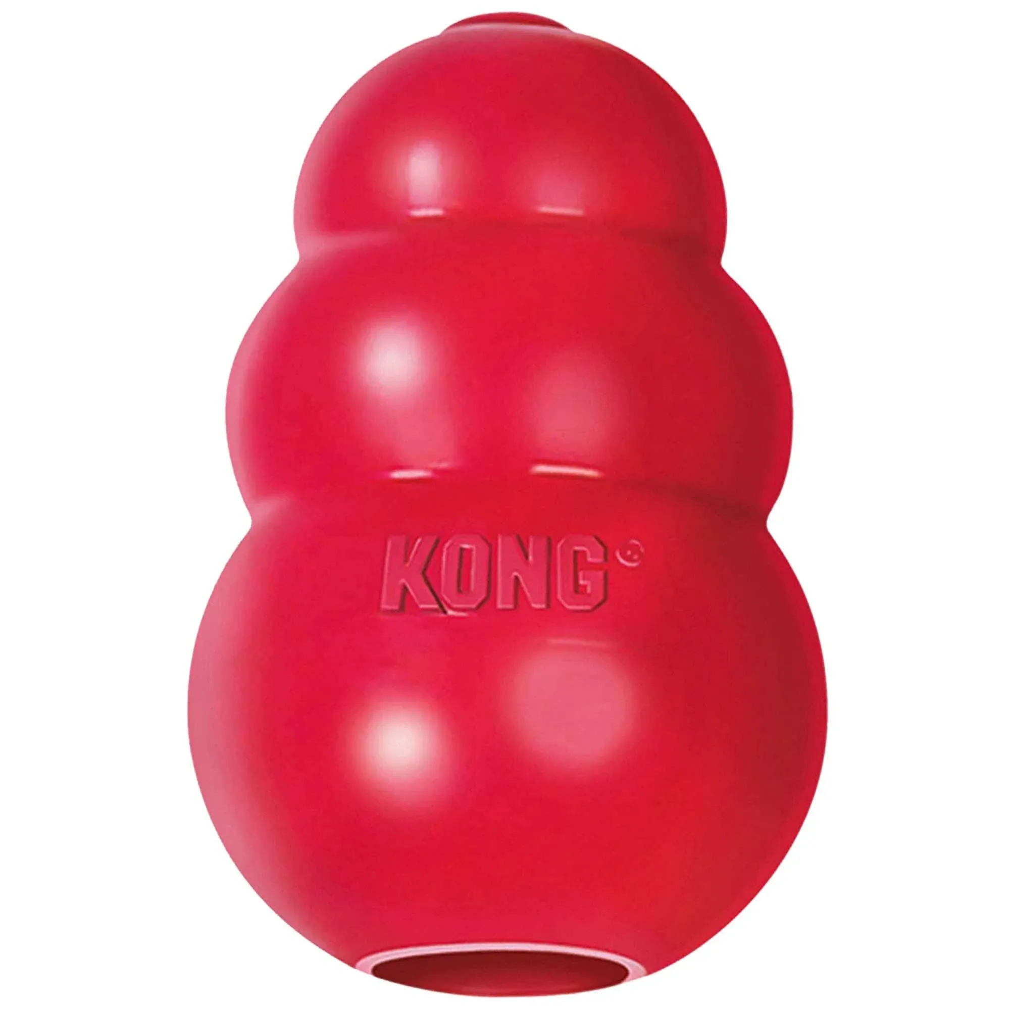 KONG Refillable Classic Chew Dog Toy - Red