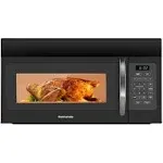 30" Over the Range Microwave Oven, thermomate 1.6 Cu. Ft. Capacity Microwave Over the Stove with One Touch, 1000 Cooking Watts, 300 CFM, 10 Power Levels, LED Lighting, Black