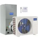 MRCOOL - 4-Ton 48,000 BTU Hyper Heat Central Ducted Heat Pump System - Multi Position - 230V