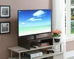 Convenience Concepts Designs2Go Small TV/Monitor Riser in Espresso Wood Finish