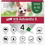 Bayer Advantix II Spot-On Treatment - 4 Pack.