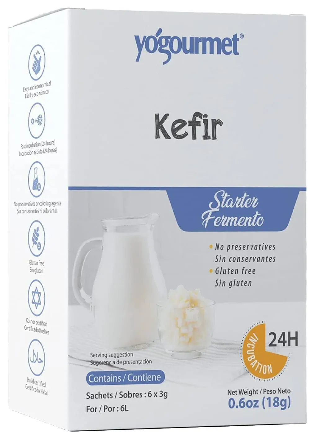 Yogourmet Kefir Starter | 6 Packets