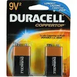 Duracell Coppertop - Battery 4 x 9V - Alkaline MN16RT4Z