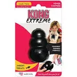 KONG Extreme Rubber Dog Toy, Black, Small