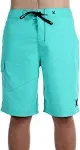 Hurley Mens One &amp; Only Boardshort 22&#034; Hyper Jade Blue Size 34