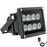 Univivi IR Illuminator 90 Degree Wide Angle 8-LEDs IR Infrared Light for