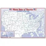 Premium State Map Magnet Collector&#039;s Metal Display Board (Board Only)