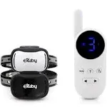 eXuby Tiny Dual Shock Collar - Smallest Collar On The Market - Sound, Vibration, Shock - 9 Intensity Levels - Pocket-Size Remote