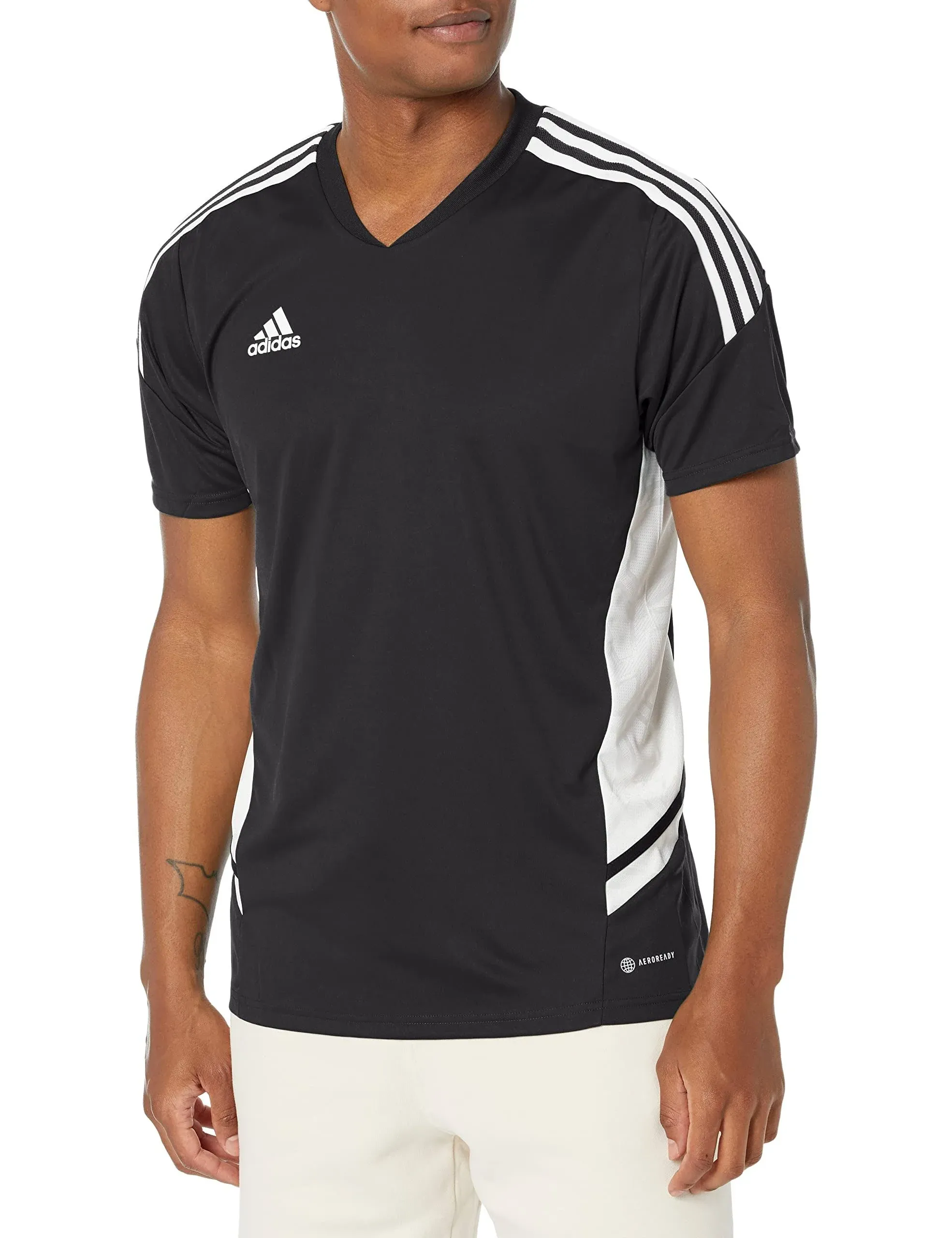 Adidas Men's Condivo 22 Jersey, XL, Black/White