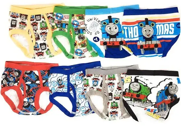 Handcraft Mfg Handcraft Thomas The Train Toddler Boys Briefs Value 8-Pack Underwear Percy, Toddler Boy's, Size: 6, Blue