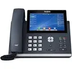 Yealink T48S IP Phone, 16 Lines. 7-Inch Color Touch Screen Display. USB 2.0, Dual-Port Gigabit Ethernet, 802.3af PoE, Power Adapter Not Included (SIP-T48S).