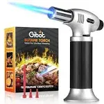 Gibot Butane Torch,Kitchen Torch Cooking Torch Creme Brulee Torch, Refillable Ad