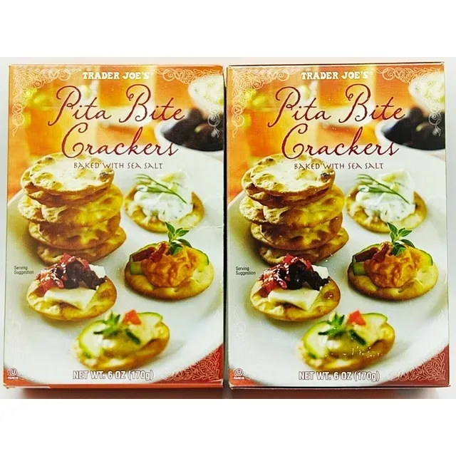 Trader Joe's Pita Bite Crackers (Pack of 2)