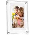 5 Inch Digital Picture Frame, Acrylic Video Frame, 2GB Memory, 1000mAh Built-in Battery, Perfect for Home Decor and Heartfelt Gifts…