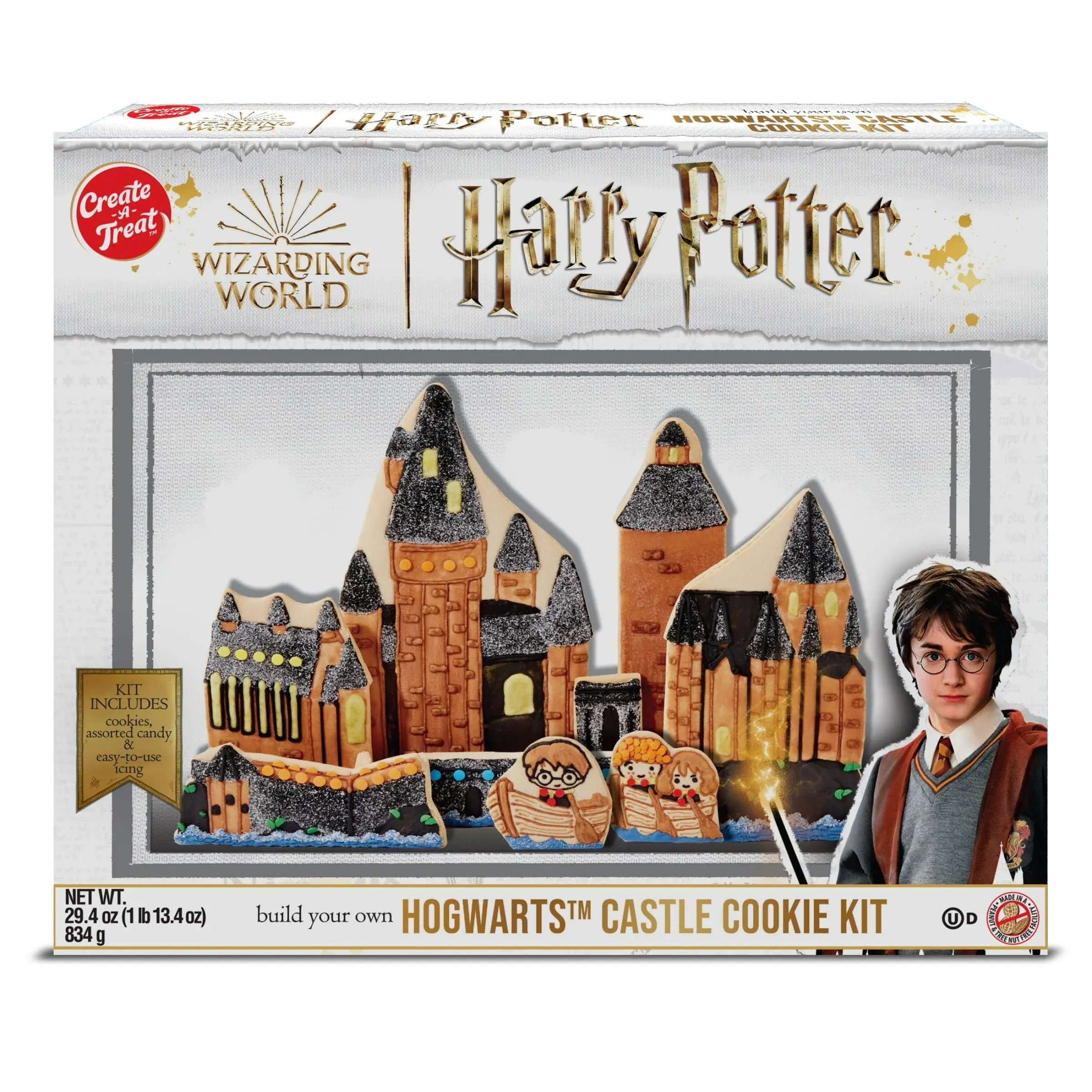 Create-A-Treat Wizarding World Harry Potty Build your own Hogwarts Castle Cookie Kit