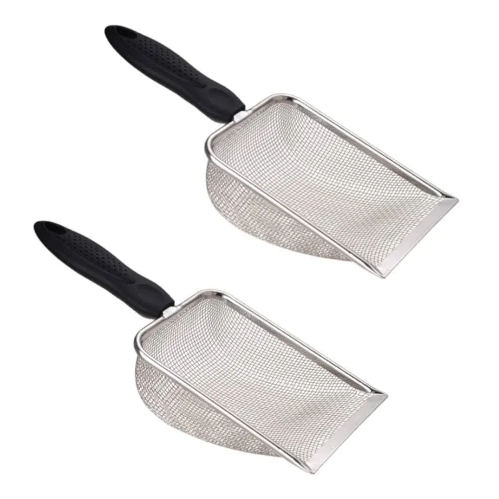 Stainless Steel Reptile Sand Substrate Scoop Shovel Sifter Metal Sand Shovel ...