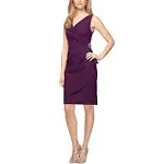 Alex Evenings Women's Side Ruched Cocktail Dress