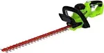 Greenworks 40V 24" Cordless Hedge Trimmer (1" Cutting Capacity), 2.0Ah USB Battery and Charger Included