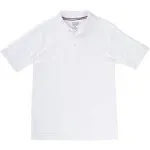 French Toast White Boys Short Sleeve Pique Polo Shirt