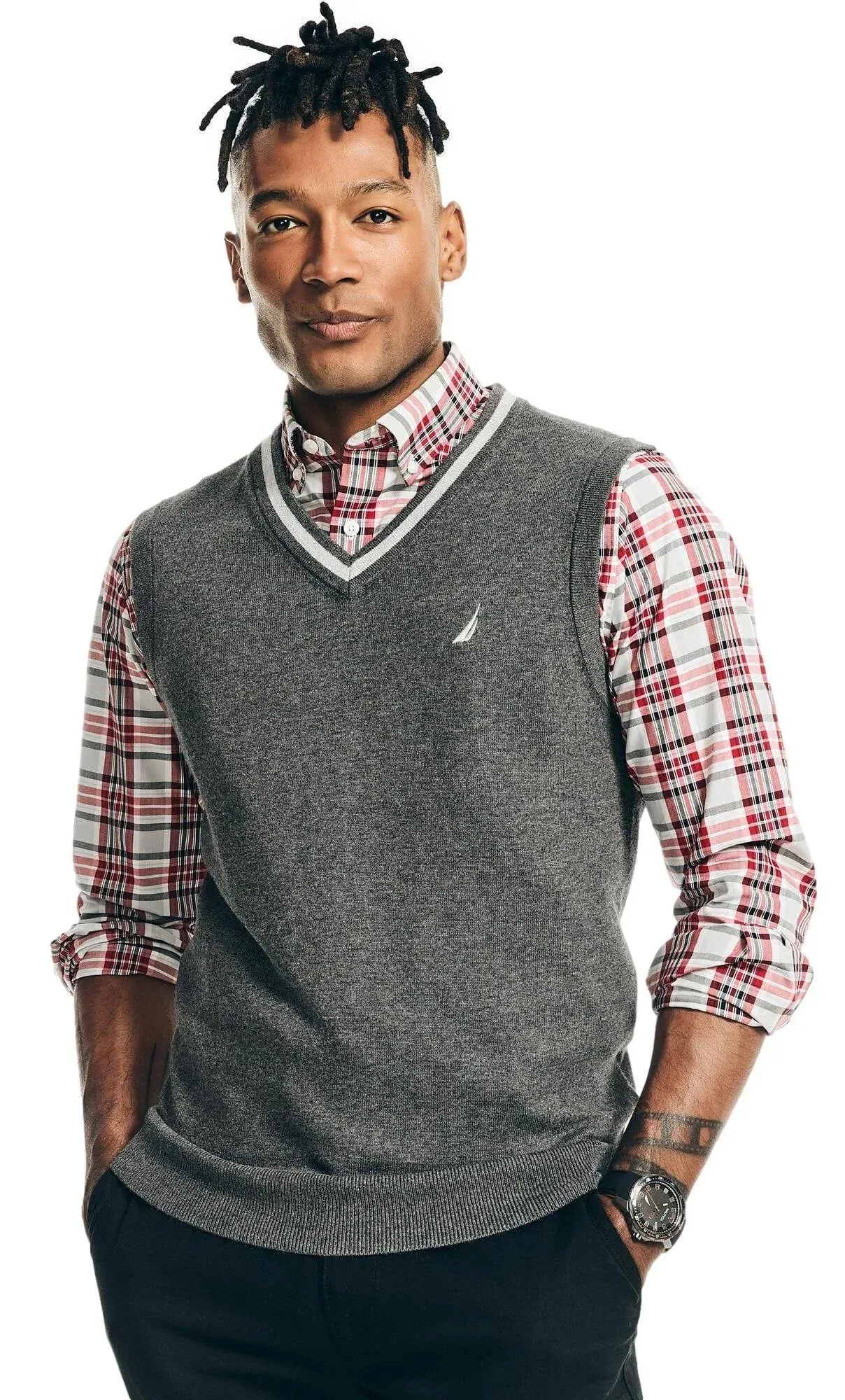 Nautica Mens Navtech Sweater Vest