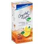 Crystal Light Lemon Iced Tea Powdered Drink Mix, 10 ct - 0.7 oz Packets