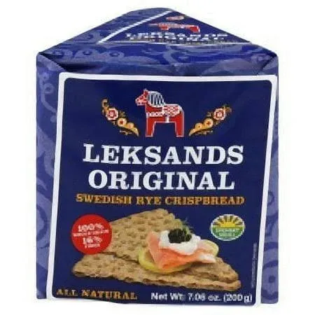 Leksands Triangle Swedish Crispbread, 7.06 Ounce -- 12 per case